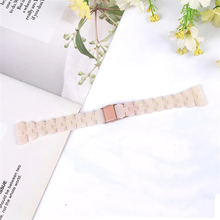For Samsung Galaxy Watch6 40mm 44mm / Watch6 Classic 43mm 47mm / Watch 5 40mm 44mm / 5 Pro 45mm / Watch4 40mm 44mm Rhombus Resin Watch Band 20mm Wristband Bracelet Strap