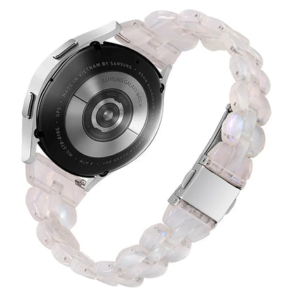 For Samsung Galaxy Watch6 40mm 44mm / Watch6 Classic 43mm 47mm / Watch 5 40mm 44mm / 5 Pro 45mm / Watch4 40mm 44mm Rhombus Resin Watch Band 20mm Wristband Bracelet Strap