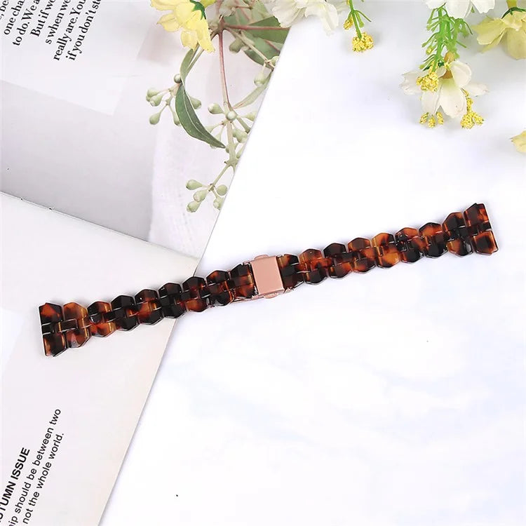 For Samsung Galaxy Watch6 40mm 44mm / Watch6 Classic 43mm 47mm / Watch 5 40mm 44mm / 5 Pro 45mm / Watch4 40mm 44mm Rhombus Resin Watch Band 20mm Wristband Bracelet Strap