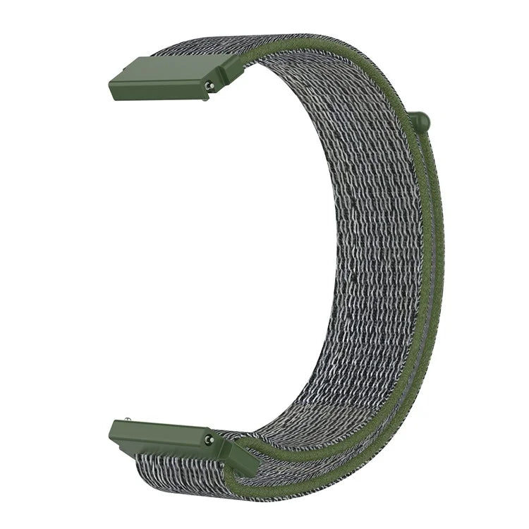 For Garmin Forerunner 265S / 255S / Venu 2S Wrist Band 18mm Universal Nylon Adjustable Watch Strap