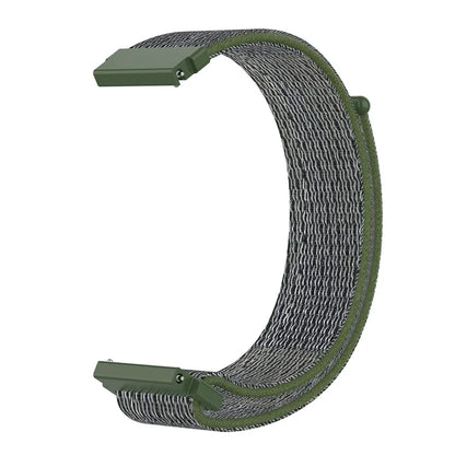 For Garmin Forerunner 265S / 255S / Venu 2S Wrist Band 18mm Universal Nylon Adjustable Watch Strap