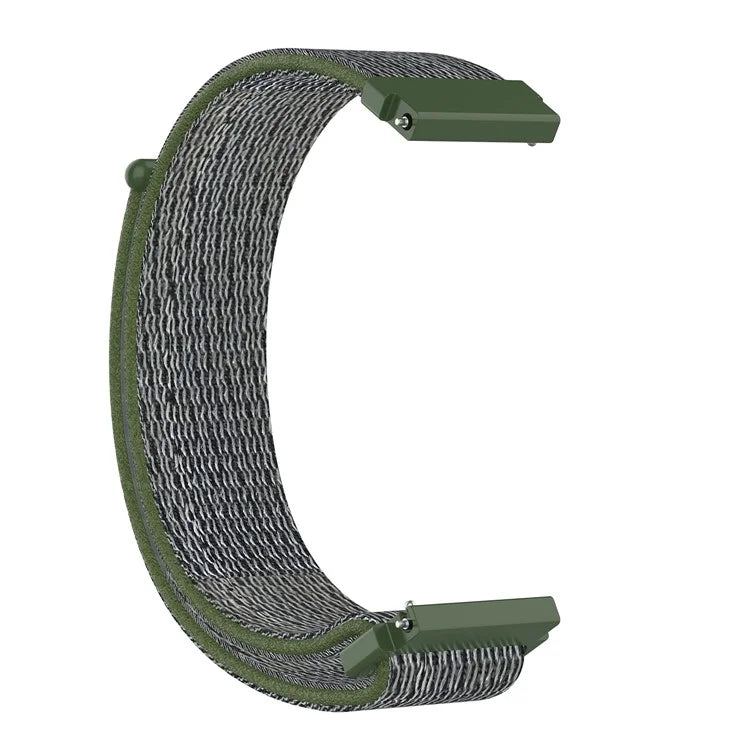 For Garmin Forerunner 265S / 255S / Venu 2S Wrist Band 18mm Universal Nylon Adjustable Watch Strap