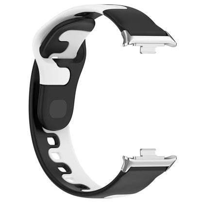For Xiaomi Smart Band 8 Pro / Redmi Watch 4 Silicone Watch Strap Double Color Replacement Watch Band
