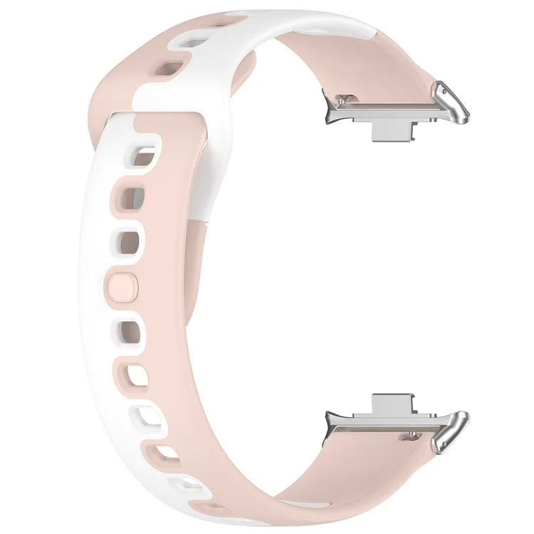 For Xiaomi Smart Band 8 Pro / Redmi Watch 4 Silicone Watch Strap Double Color Replacement Watch Band
