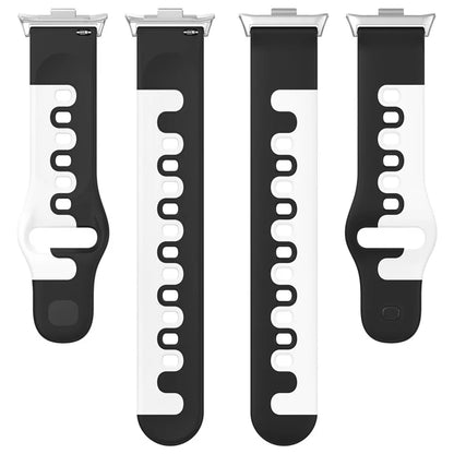 For Xiaomi Smart Band 8 Pro / Redmi Watch 4 Silicone Watch Strap Double Color Replacement Watch Band