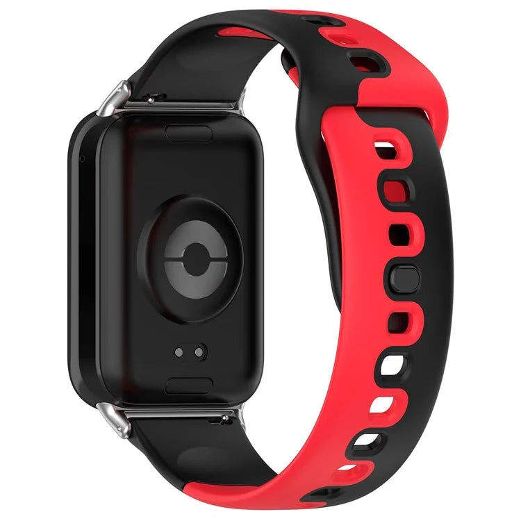 For Xiaomi Smart Band 8 Pro / Redmi Watch 4 Silicone Watch Strap Double Color Replacement Watch Band