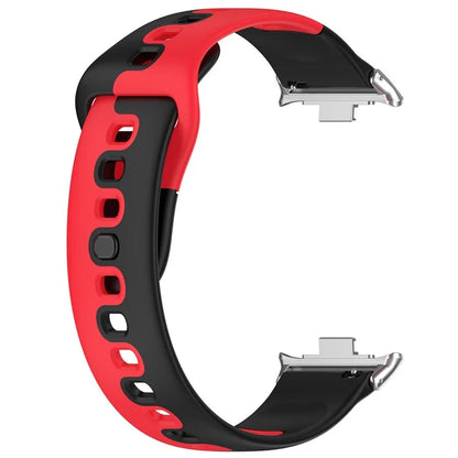 For Xiaomi Smart Band 8 Pro / Redmi Watch 4 Silicone Watch Strap Double Color Replacement Watch Band
