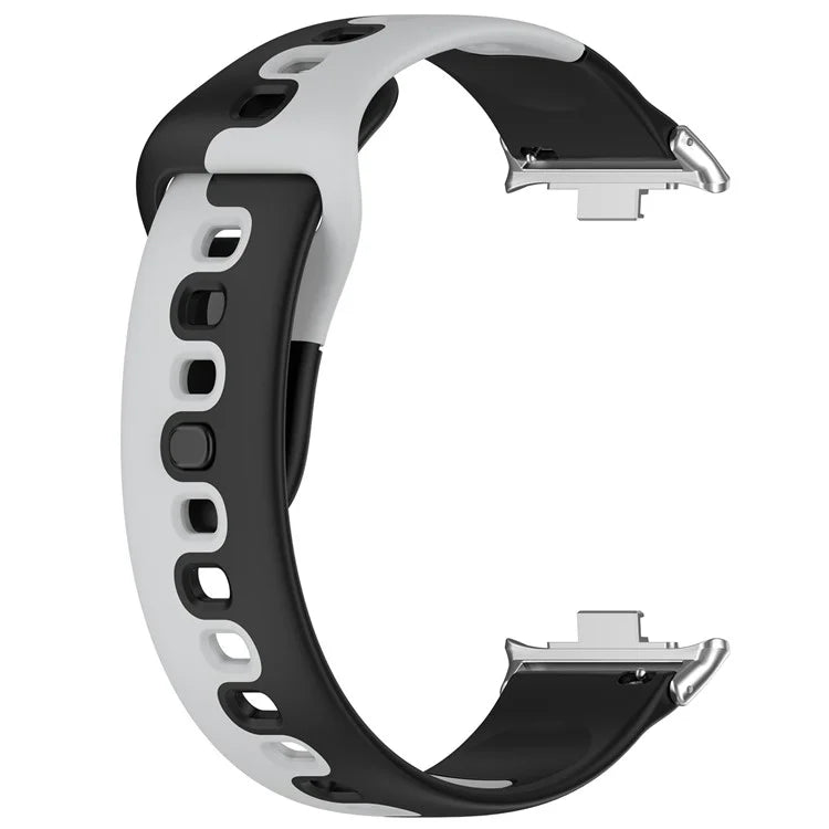 For Xiaomi Smart Band 8 Pro / Redmi Watch 4 Silicone Watch Strap Double Color Replacement Watch Band