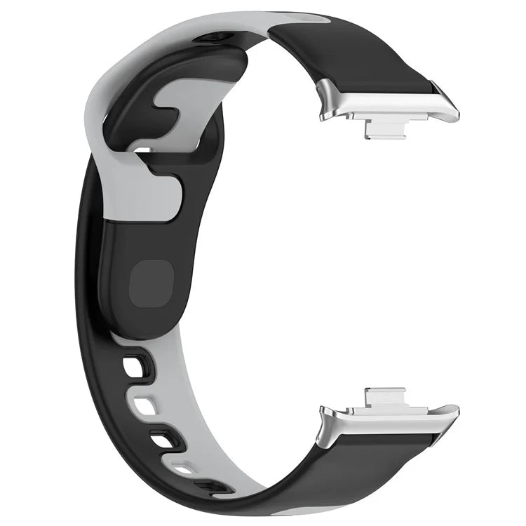 For Xiaomi Smart Band 8 Pro / Redmi Watch 4 Silicone Watch Strap Double Color Replacement Watch Band