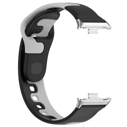For Xiaomi Smart Band 8 Pro / Redmi Watch 4 Silicone Watch Strap Double Color Replacement Watch Band