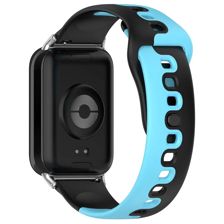 For Xiaomi Smart Band 8 Pro / Redmi Watch 4 Silicone Watch Strap Double Color Replacement Watch Band