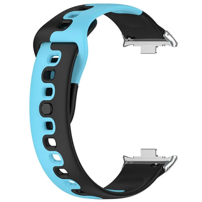 For Xiaomi Smart Band 8 Pro / Redmi Watch 4 Silicone Watch Strap Double Color Replacement Watch Band