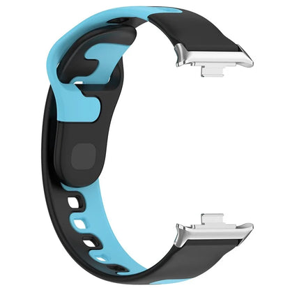 For Xiaomi Smart Band 8 Pro / Redmi Watch 4 Silicone Watch Strap Double Color Replacement Watch Band