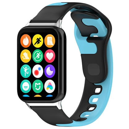For Xiaomi Smart Band 8 Pro / Redmi Watch 4 Silicone Watch Strap Double Color Replacement Watch Band