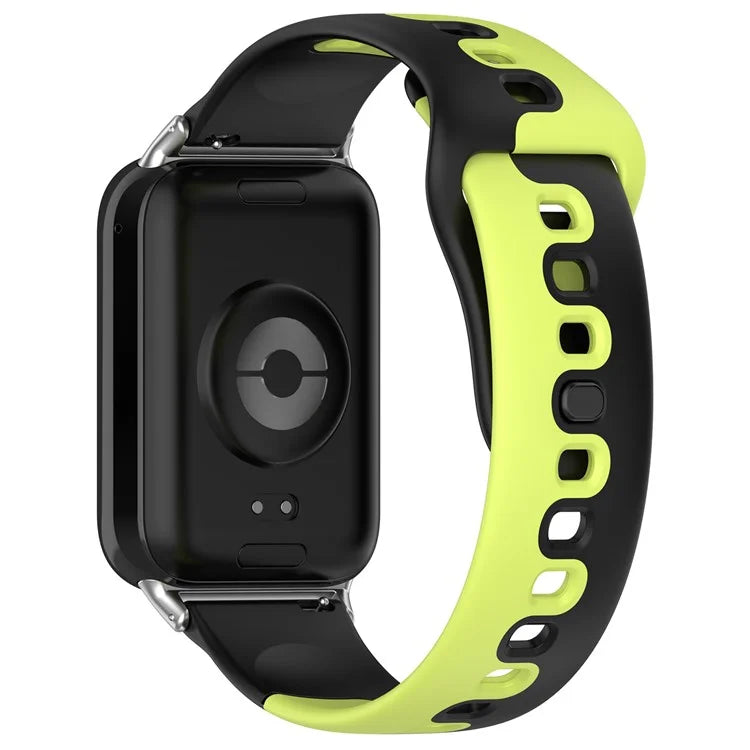 For Xiaomi Smart Band 8 Pro / Redmi Watch 4 Silicone Watch Strap Double Color Replacement Watch Band