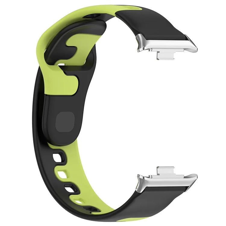 For Xiaomi Smart Band 8 Pro / Redmi Watch 4 Silicone Watch Strap Double Color Replacement Watch Band