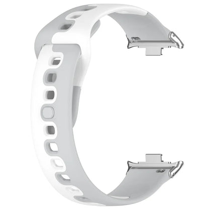 For Xiaomi Smart Band 8 Pro / Redmi Watch 4 Silicone Watch Strap Double Color Replacement Watch Band