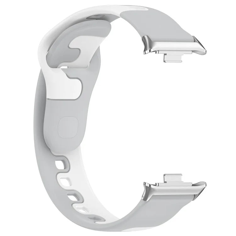 For Xiaomi Smart Band 8 Pro / Redmi Watch 4 Silicone Watch Strap Double Color Replacement Watch Band
