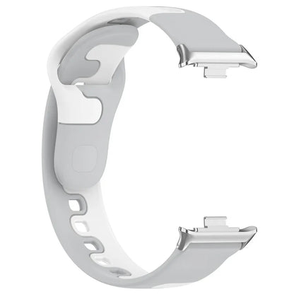For Xiaomi Smart Band 8 Pro / Redmi Watch 4 Silicone Watch Strap Double Color Replacement Watch Band