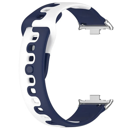 For Xiaomi Smart Band 8 Pro / Redmi Watch 4 Silicone Watch Strap Double Color Replacement Watch Band