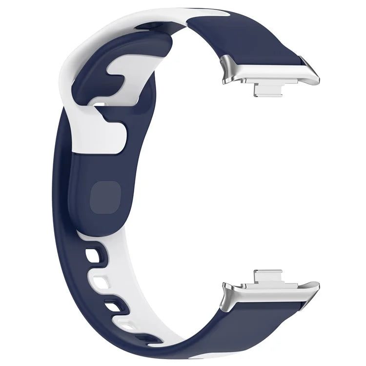 For Xiaomi Smart Band 8 Pro / Redmi Watch 4 Silicone Watch Strap Double Color Replacement Watch Band