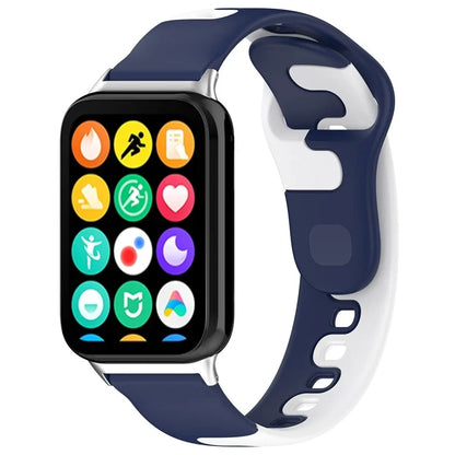For Xiaomi Smart Band 8 Pro / Redmi Watch 4 Silicone Watch Strap Double Color Replacement Watch Band