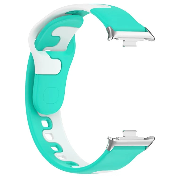 For Xiaomi Smart Band 8 Pro / Redmi Watch 4 Silicone Watch Strap Double Color Replacement Watch Band