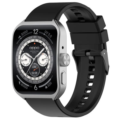 For Oppo Watch 4 Pro Silicone Watch Band 22mm Adjustable Strap