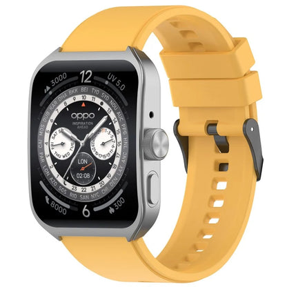 For Oppo Watch 4 Pro Silicone Watch Band 22mm Adjustable Strap