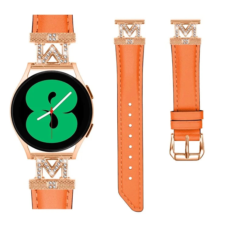 For Huami Amazfit Cheetah Pro Replacement Strap with Rose Gold Buckle, 20mm M-Shape Connector Watch Band
