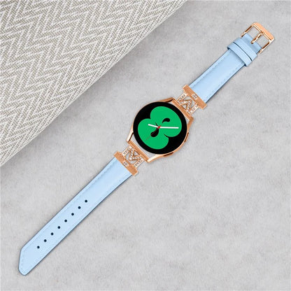 For Huami Amazfit Cheetah Pro Replacement Strap with Rose Gold Buckle, 20mm M-Shape Connector Watch Band