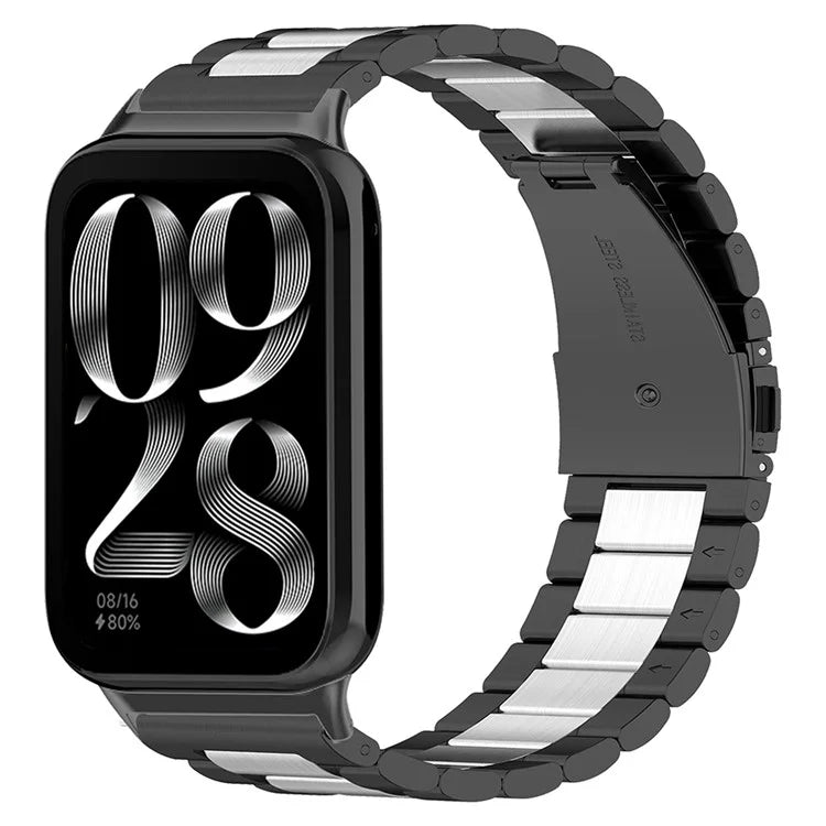 Stainless Steel Watch Band for Xiaomi Smart Band 8 Pro Watch Strap with Tool, Spring Bar