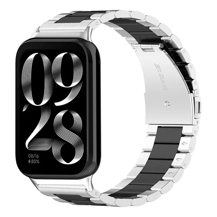 Stainless Steel Watch Band for Xiaomi Smart Band 8 Pro Watch Strap with Tool, Spring Bar
