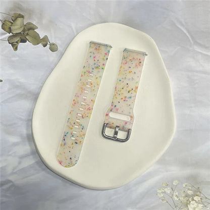 For Samsung Galaxy Watch3 45mm / Huawei Watch GT Watch Band 22mm Silicone Pattern Sport Strap