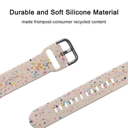For Samsung Galaxy Watch3 41mm / Huawei Watch GT 2 42mm Replacement Band 20mm Silicone Pattern Watch Strap