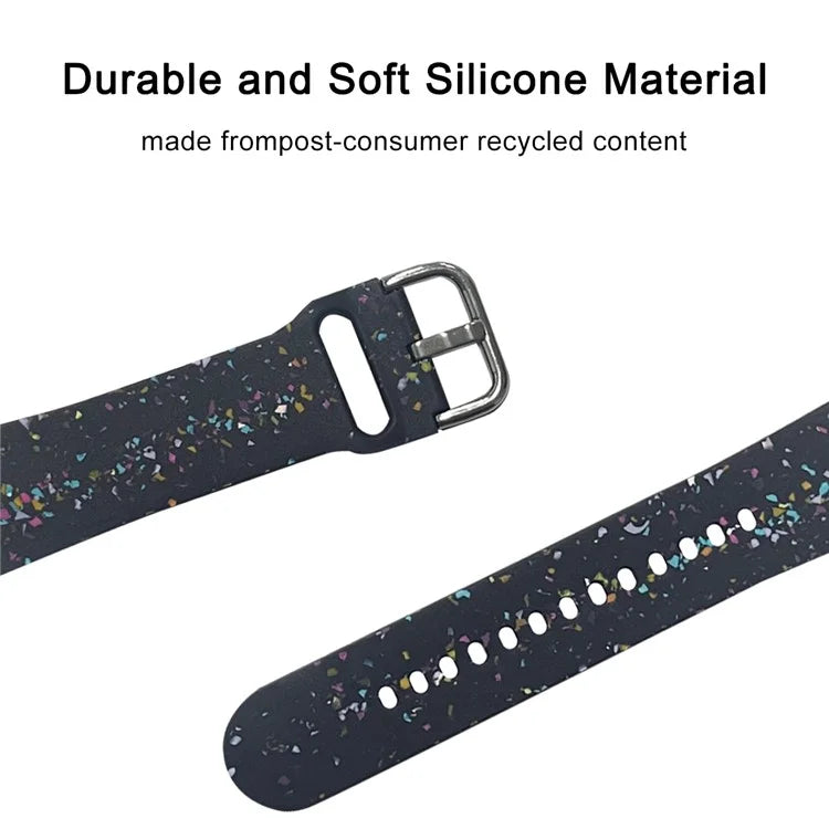 For Samsung Galaxy Watch6 / Watch6 Classic Band Soft Silicone Pattern Wristbands