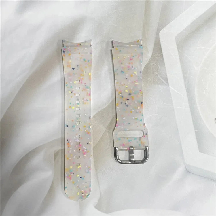 For Samsung Galaxy Watch6 / Watch6 Classic Band Soft Silicone Pattern Wristbands