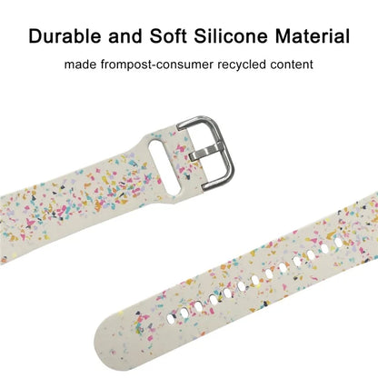 For Samsung Galaxy Watch6 / Watch6 Classic Band Soft Silicone Pattern Wristbands