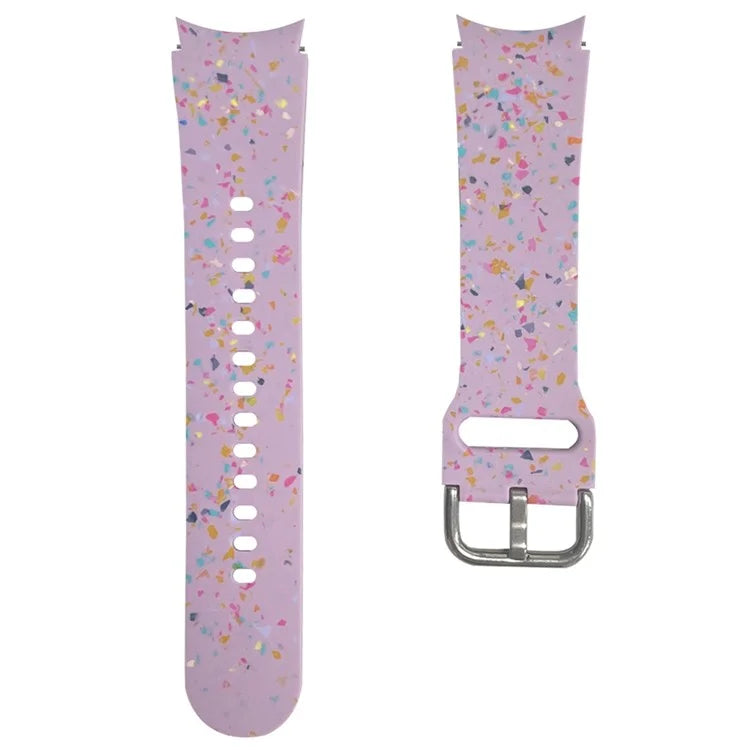 For Samsung Galaxy Watch6 / Watch6 Classic Band Soft Silicone Pattern Wristbands