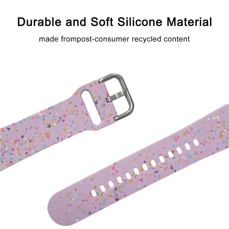 For Samsung Galaxy Watch6 / Watch6 Classic Band Soft Silicone Pattern Wristbands