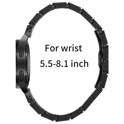 Watch Band for Samsung Galaxy Watch4 / Watch4 Classic / Watch4 Active / Watch 5 / Watch 5 Active Carbon Fiber Texture Strap with Connector