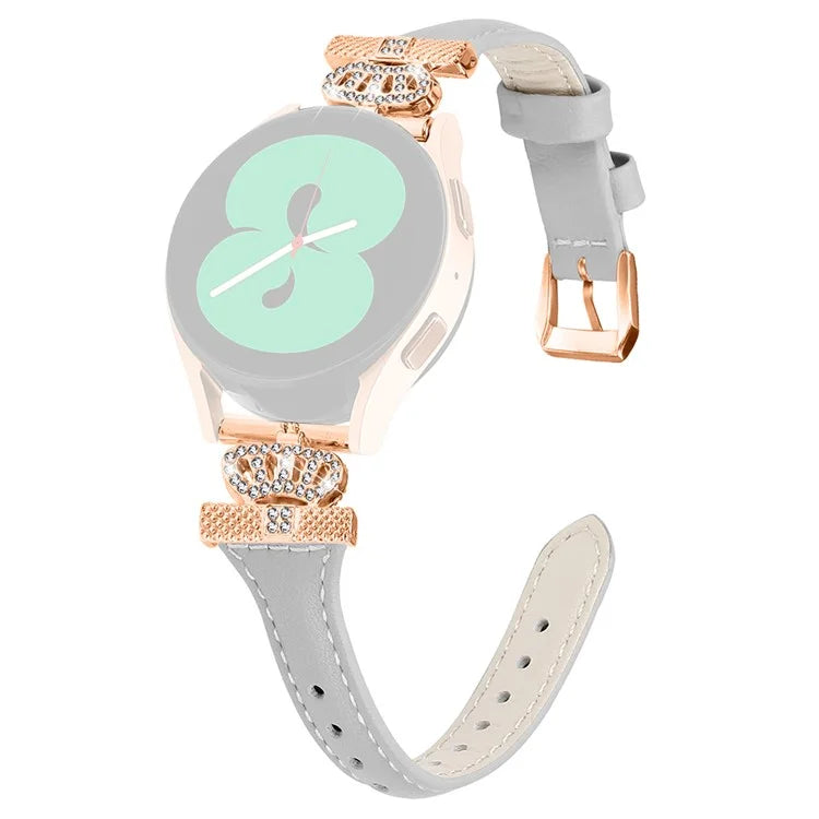 For Huami Amazfit Cheetah Pro Rose Gold Buckle 20mm Watch Band Crown-shape Connector Strap