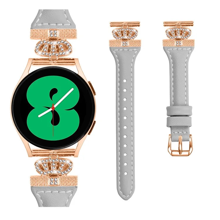 For Huami Amazfit Cheetah Pro Rose Gold Buckle 20mm Watch Band Crown-shape Connector Strap