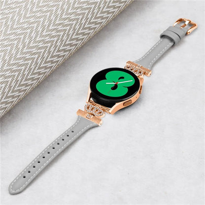 For Huami Amazfit Cheetah Pro Rose Gold Buckle 20mm Watch Band Crown-shape Connector Strap