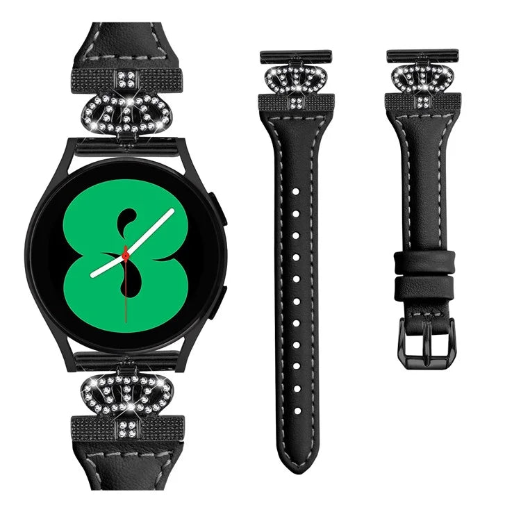 For Huami Amazfit Cheetah Pro 20mm Strap Black Buckle Crown Connector Watch Band