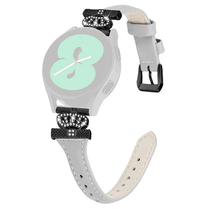 For Huami Amazfit Cheetah Pro 20mm Strap Black Buckle Crown Connector Watch Band