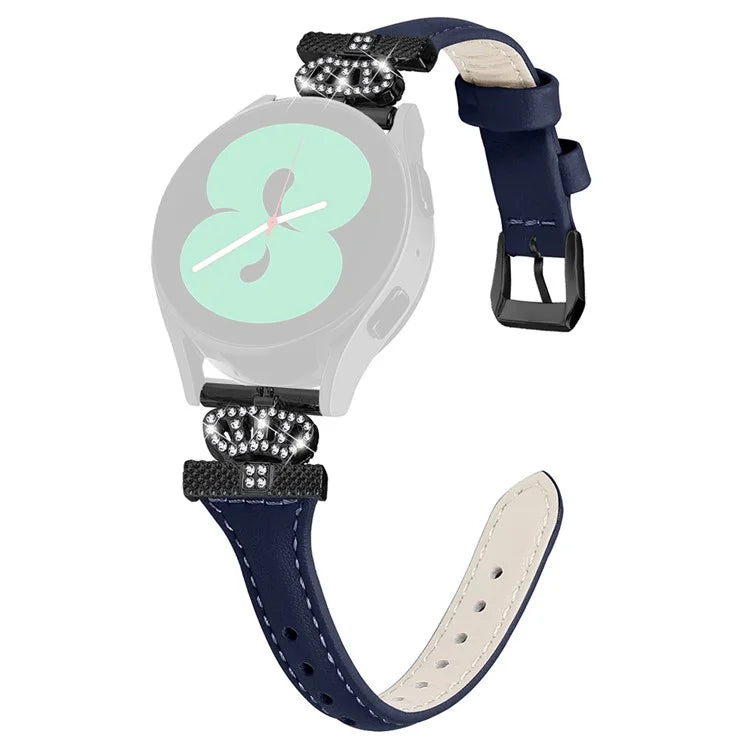 For Huami Amazfit Cheetah Pro 20mm Strap Black Buckle Crown Connector Watch Band