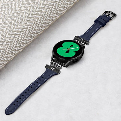 For Huami Amazfit Cheetah Pro 20mm Strap Black Buckle Crown Connector Watch Band