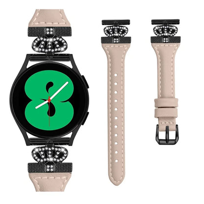For Huami Amazfit Cheetah Pro 20mm Strap Black Buckle Crown Connector Watch Band
