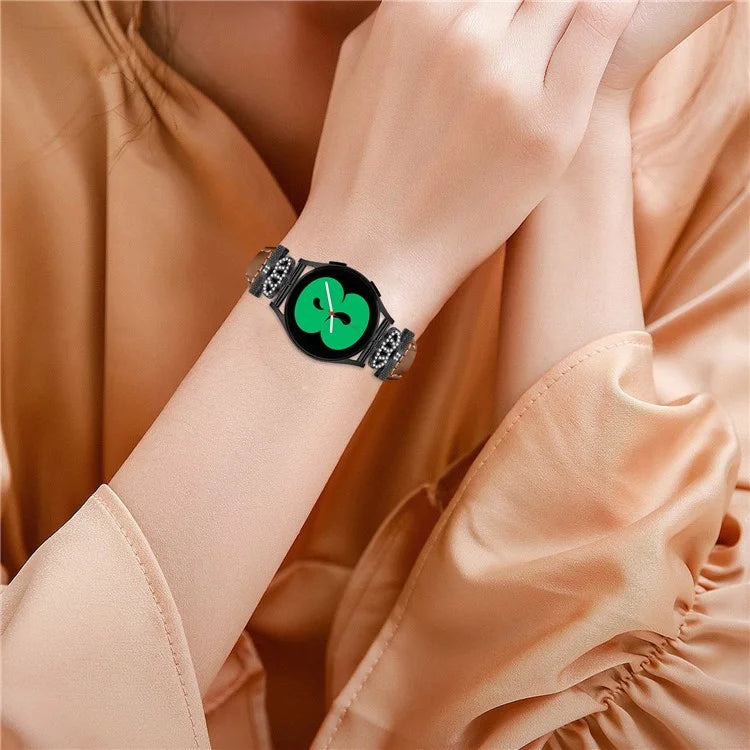 For Huami Amazfit Cheetah Pro 20mm Strap Black Buckle Crown Connector Watch Band